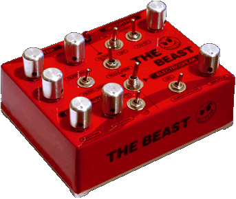 The Beast distortion modulation pedal for 303
