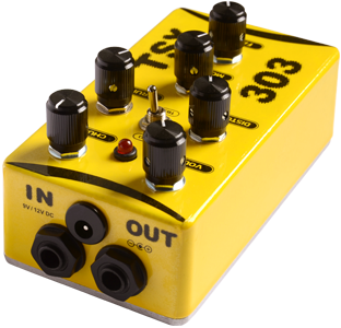 tsx 303 V3 distortion in out overdrive effect pedal